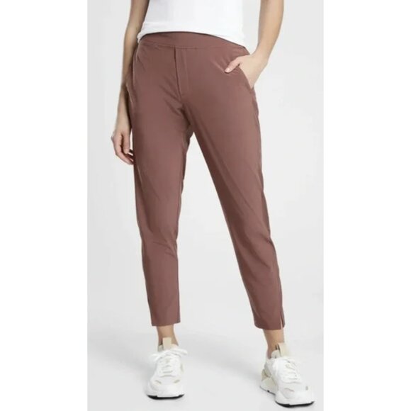 Athleta Pants - ATHLETA Brooklyn Ankle Pant in Hearth Rose Athleisure Travel Office - Size US 10